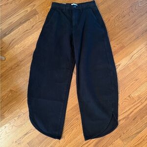 Black Wide-Leg Pants